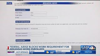 Federal judge blocks Medicaid work requirements