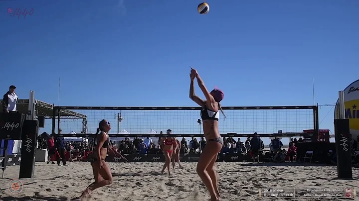 2018 p1440 Huntington Beach Womens Young Guns Finals Spieler & Wheeler vs Hogan & Matic