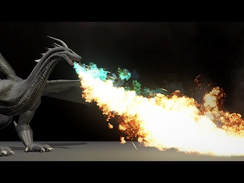 dragon flames for unity
