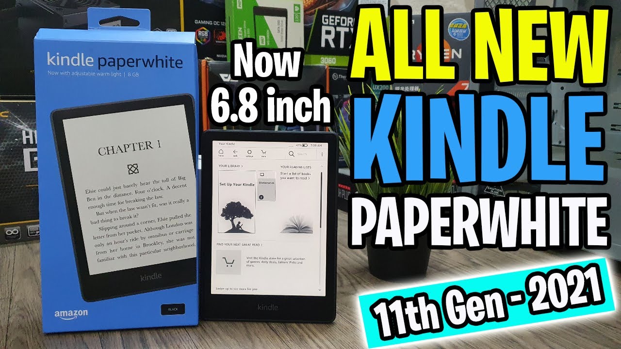 NEW Kindle Paperwhite 6.8 (2021) 11th Gen - Unboxing and Review! 