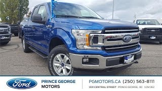 Blue 2018 Ford F-150 XLT 4WD SuperCab 6 5 Box Review Prince George BC - Prince George Motors