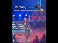 RANKING STAGE FALLS
