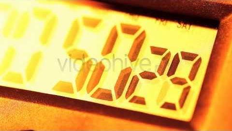 Stock Footage - Digital Clock Display 1 | VideoHive