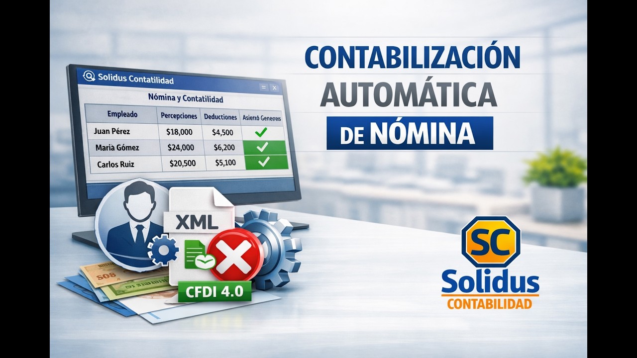 Contabilizar de manera automática nómina