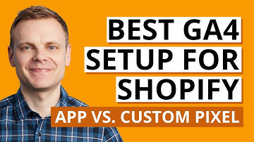 GA4 Ecommerce Tracking for Shopify (2025) – Google App vs. Custom Pixel