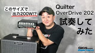 【試奏してみた】Quilter OverDrive 202【GiGS】