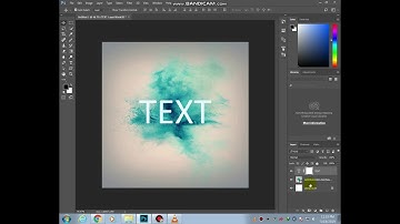 Photoshop Tutorial - Powder Explosion Text Effect