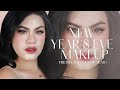 FRESH LOOK PARIN SA NEW YEAR! MY NEW YEAR&#39;S EVE MAKEUP LOOK | Sandee Proud