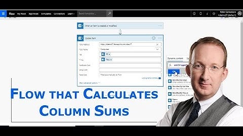 Flow that calculates sums in SharePoint lists
