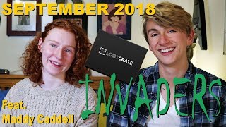 UNBOXING A LOOT CRATE W/ MADDY CADDELL // SEPTEMBER 2018 INVADERS