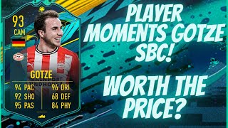 Player Moments Gotze Sbc - Worth The Price? - Fifa 21 Ultimate Team