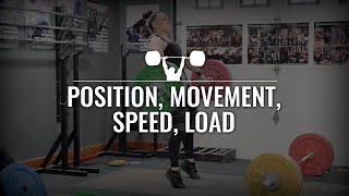 Hierarchy of Lift Technique: Position, Movement, Speed, Load