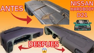 Como TAPIZAR/ RESTAURAR EL TABLERO DE TU AUTOMÓVIL Pt2 – Nissan Hardbody D21