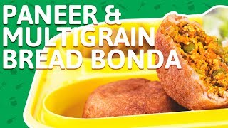 Stuffed Paneer Bread Bonda/Balls - Bread Paneer Pakora Recipe - How To Make Paneer Bread Balls