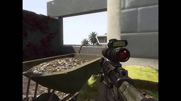 BO2 Raid game play quad feed with SVU sniper