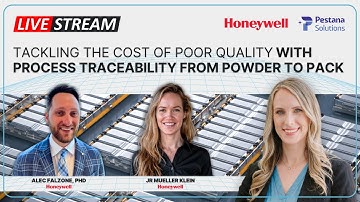 Tackling the Cost of Poor Quality with Process Traceability From Powder to Pack | Honeywell Webinar