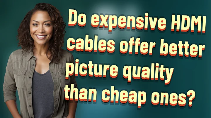 Do expensive HDMI cables offer better picture quality than cheap ones?