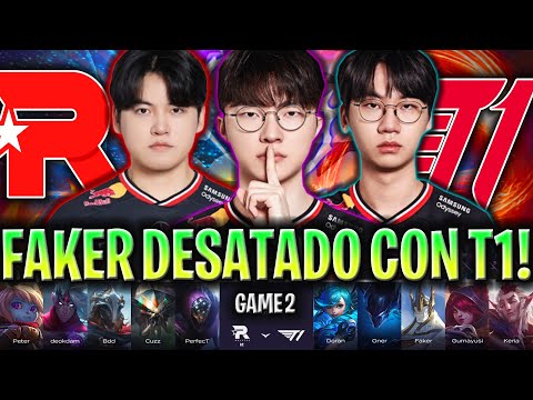 FAKER DESATADO CON T1!😱SON MUY BUENOS!🔥 | T1 vs KT Resumen Game 2 LCK SUMMER 2025