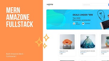 Built Full Stack Amazone Like E - Commerce Using MERN | Monorepo  | Project Demo