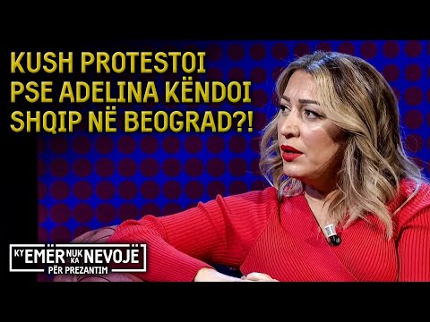 Kush protestoi pse Adelina këndoi shqip në Beograd?!