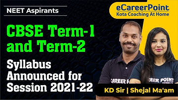 CBSE Term -1 and Term -2 | CBSE 12th Syllabus Announced | Session 2021-22 | eCareerPoint- NEET