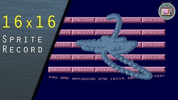 16x16 Sprite Record (270) [1Mb] by Spiceboys, 2002 | Atari ST