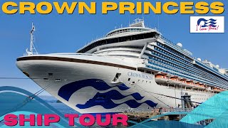 Crown Princess Ship Tour (Full WalkThrough)