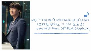 Solji - You Don't Even Know If It's Hurt   Love with Flaws OST Part 5 Lyrics