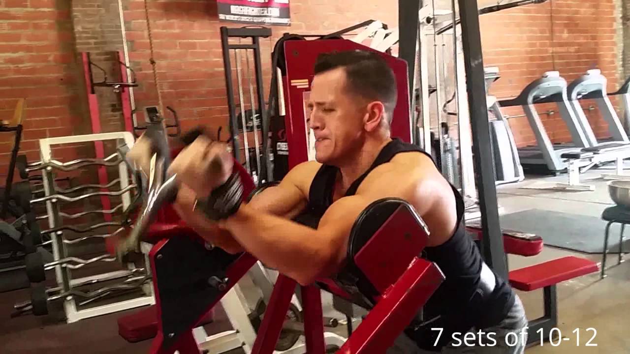FST7 arms workout at Galveston Hard Knox Gym YouTube