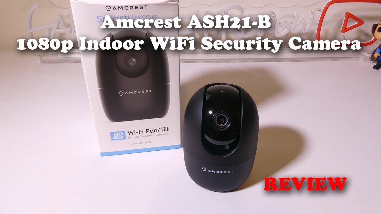 Amcrest ASH21B 1080p Indoor WiFi Security Camera REVIEW YouTube