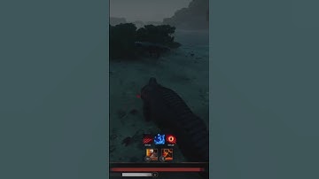 Path of titans sarco vs conc #dinosaur #pathoftitans #gaming #dinofight #sarcosuchus #concavenator