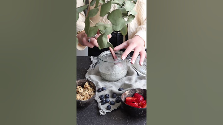 Recette de chia pudding : petit dej savoureux et équilibré à réaliser la veille