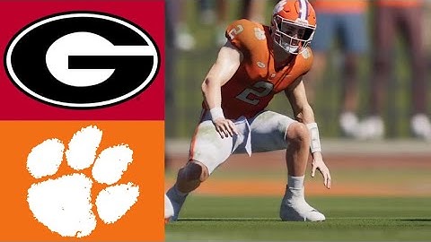 Georgia Bulldogs vs Clemson Tigers | Week 1 Game 2 | College Football 26