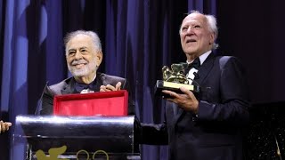Golden Lion for Werner Herzog at Venice Film Festival Opening Night