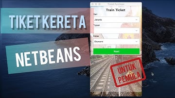 Tutorial Membuat Aplikasi Penjualan Tiket Kereta Api Netbeans Light Theme Ep 1 #FlatLaf #Netbeans