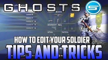 GHOSTS Multiplayer - Tips & Tricks: Create-A-Class (Call of Duty:Ghost How To Create a Soldier)