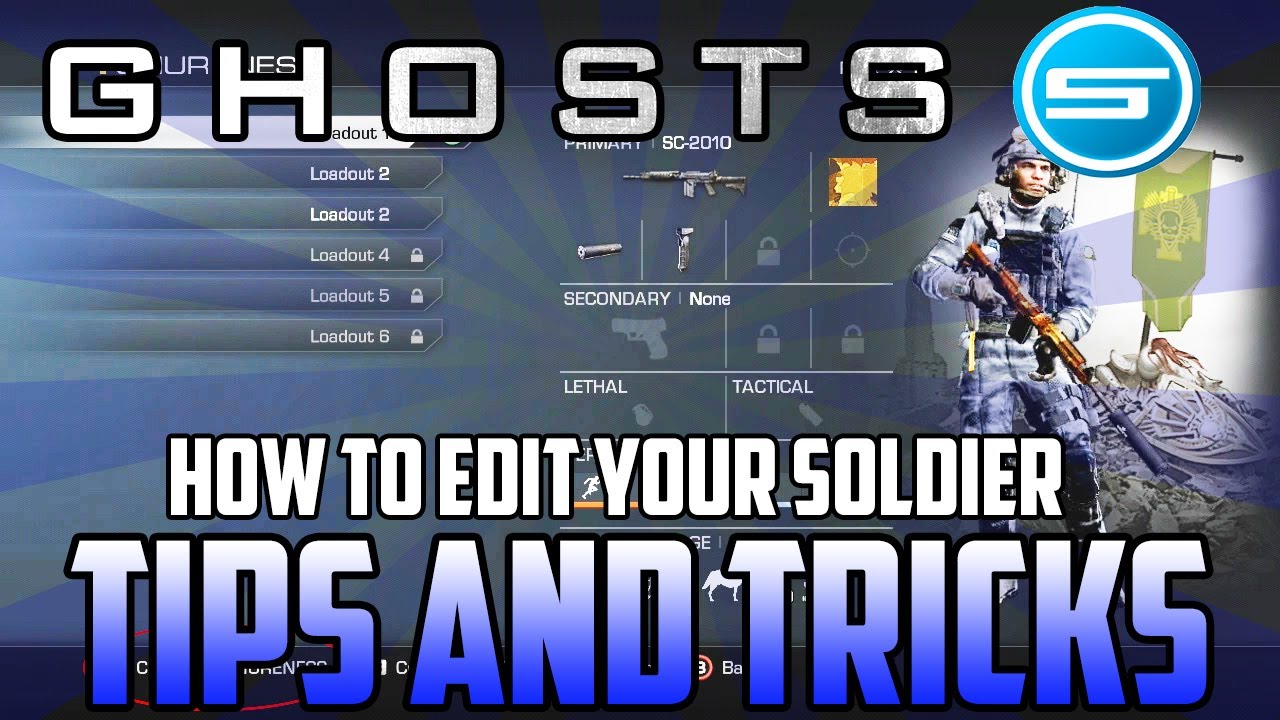 GHOSTS Multiplayer - Tips & Tricks: Create-A-Class (Call of Duty:Ghost How To Create a Soldier)