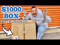 $1,000 BOX I Bought Abandoned Storage Unit Locker Opening Mystery Boxes Storage Wars