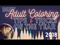 My favorite ADULT COLORING TIPS AND TRICKS of 2018!  - A PencilStash Coloring Tutorial