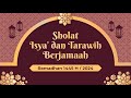 Sholat isya tarawih dan haflah tilawatil quran  dari masjid smb 2 jayo wikramo palembang