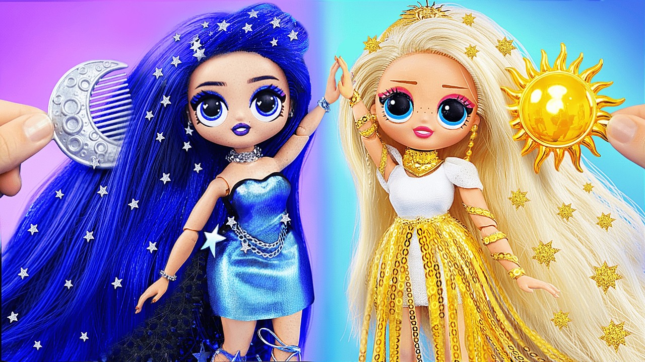 デイとナイトのスタイルのドール変身！ドールのための12のDIY