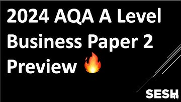 2024 AQA A Level Business Paper 2 Preview 🔥