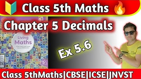 Class 5 Maths Chapter  5 Decimals exercise 5.6 |Class 5th Maths Ratna Sagar|hpsgurugram|Naresh Sir