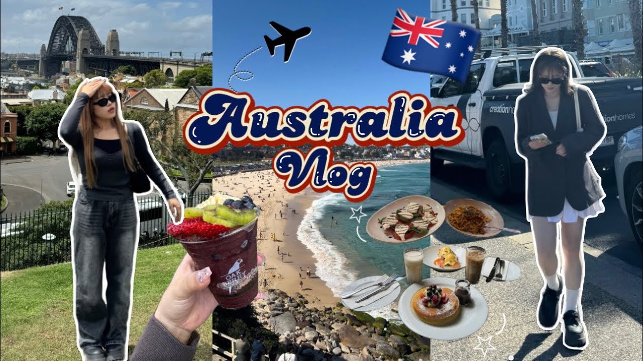 【🐨Vlog🇦🇺】姉妹で行くシドニー旅行🧳観光地巡り🚌💨天気も街も人も最高で楽しすぎた♫.*･ﾟ