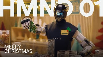HMND 01 | Humanoid Robot Wraps a Perfect Christmas Gift