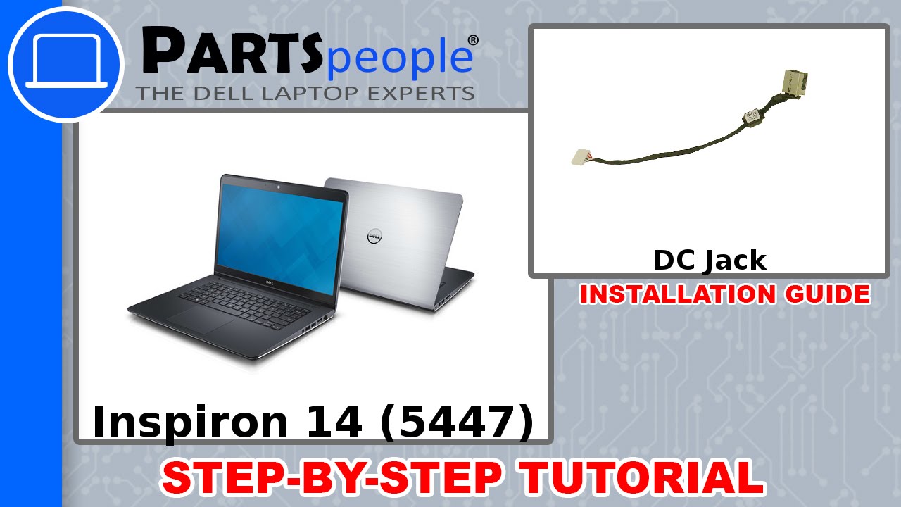 Dell Inspiron 14 (5447) DC Jack HowTo Video Tutorial YouTube