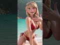 Astrid How To Train Your Dragon Anime Dance Shorts Swimsuit Bikini 