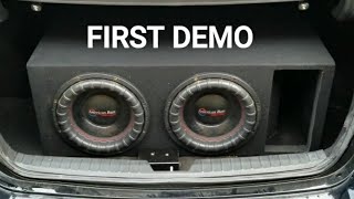 30 Hz Subwoofer Box Demo/American Bass Elite 1244/T1.4000Dl/Vr - 651B/Ground Shaker