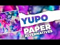 Yupo Paper Alternatives - How Alcohol Ink reacts on 5 different surfaces compared to Yupo Paper