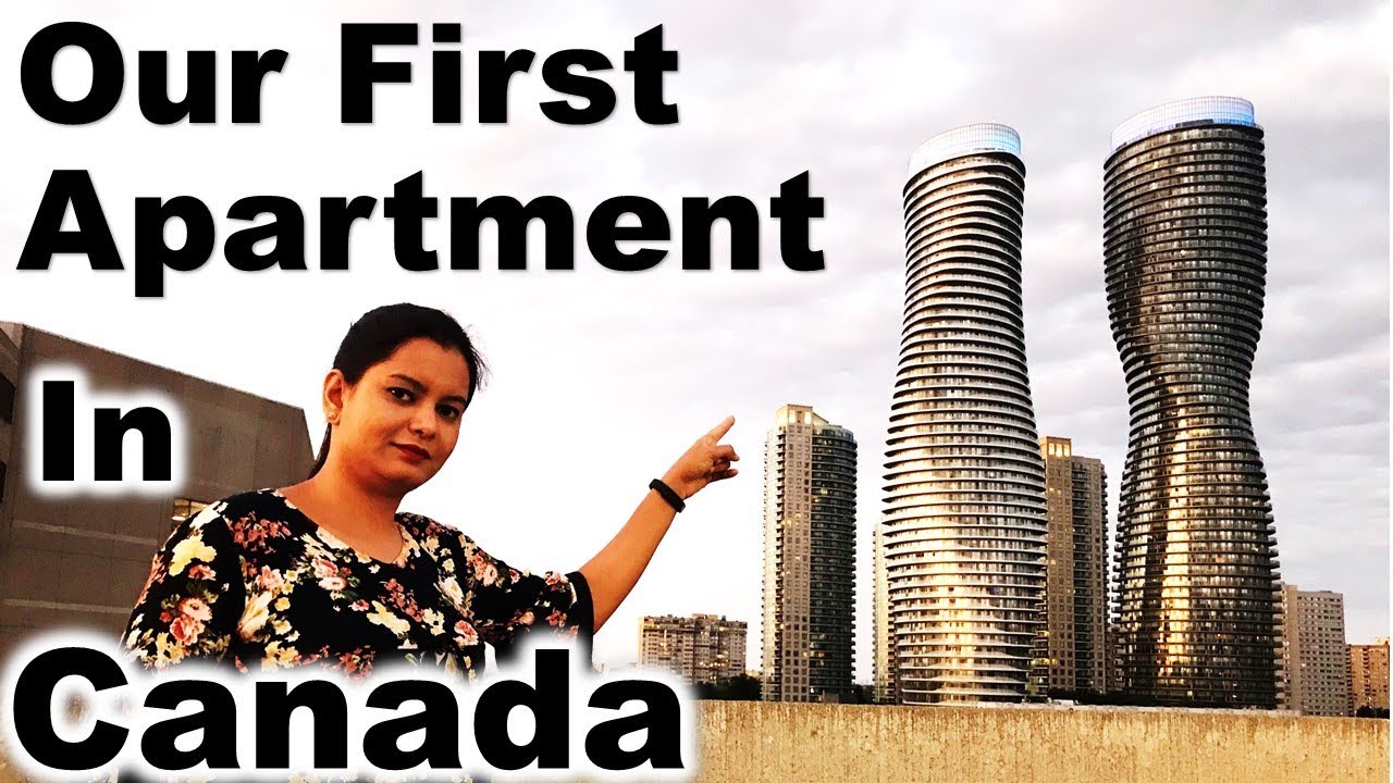 Our First Apartment In Canada | Apartment Tour Canada | Apartment Cost | Canada Couple - YouTube